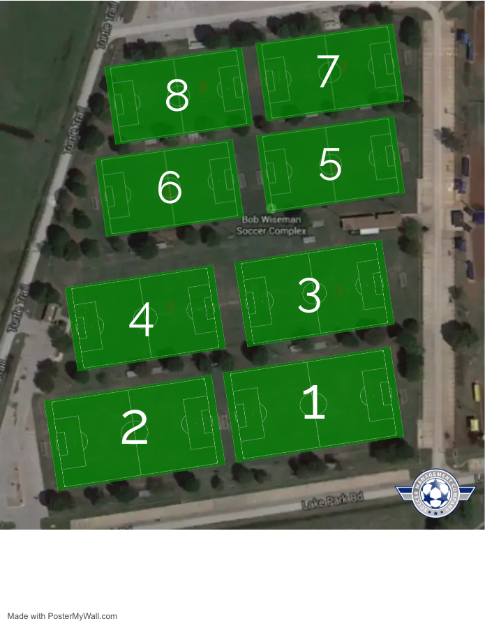 LAKE PARK (BOB WISEMAN) FIELD MAP